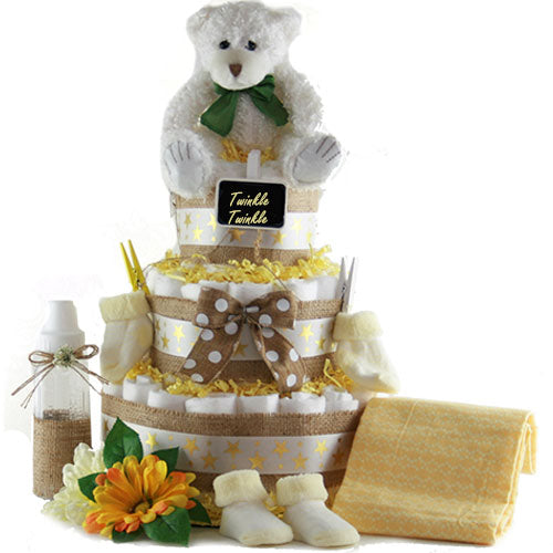 Twinkle, Twinkle: Baby Diaper Cake - Choose Boy, Girl or Neutral