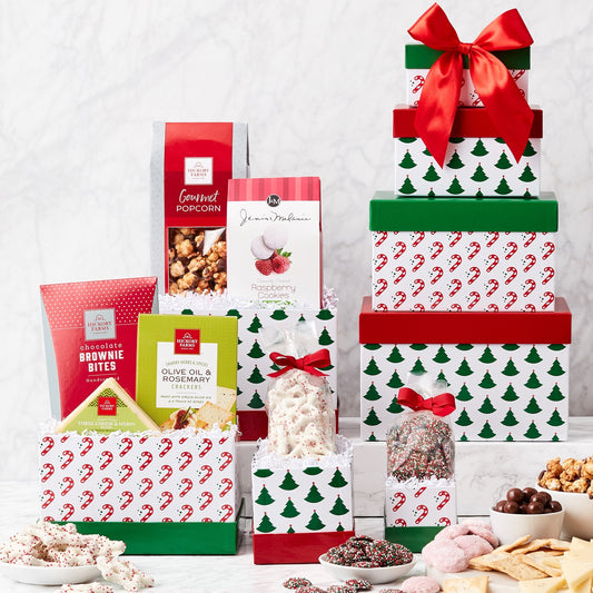 Festive Treats: Holiday Gift Tower