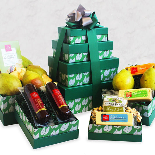 Fancy & Fresh: Gourmet Fruit & Snacks Tower