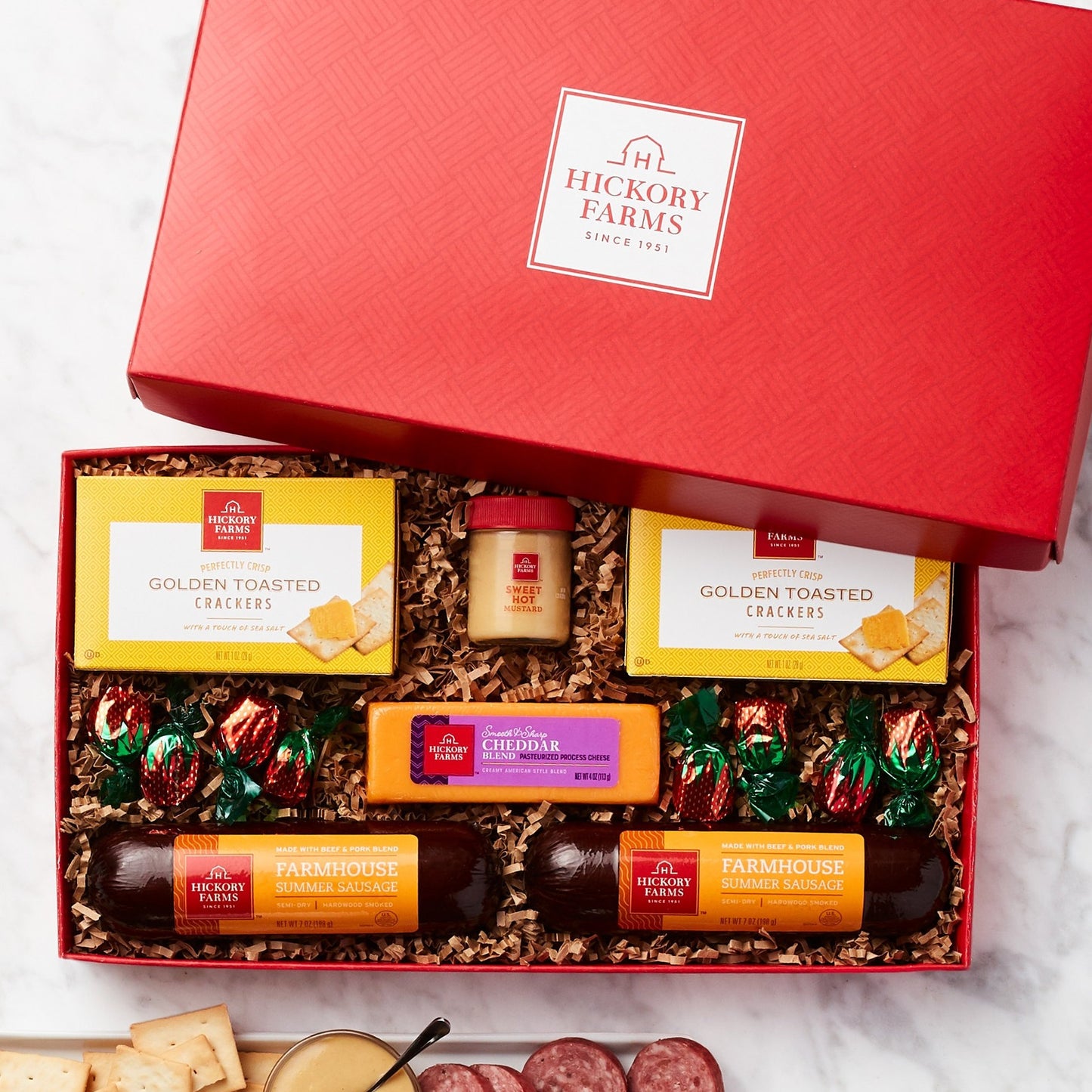 Sausage & Cheese Collection: Hickory Farms Gift Box