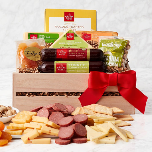 Classic Selections: Meat & Cheese Gift Crate