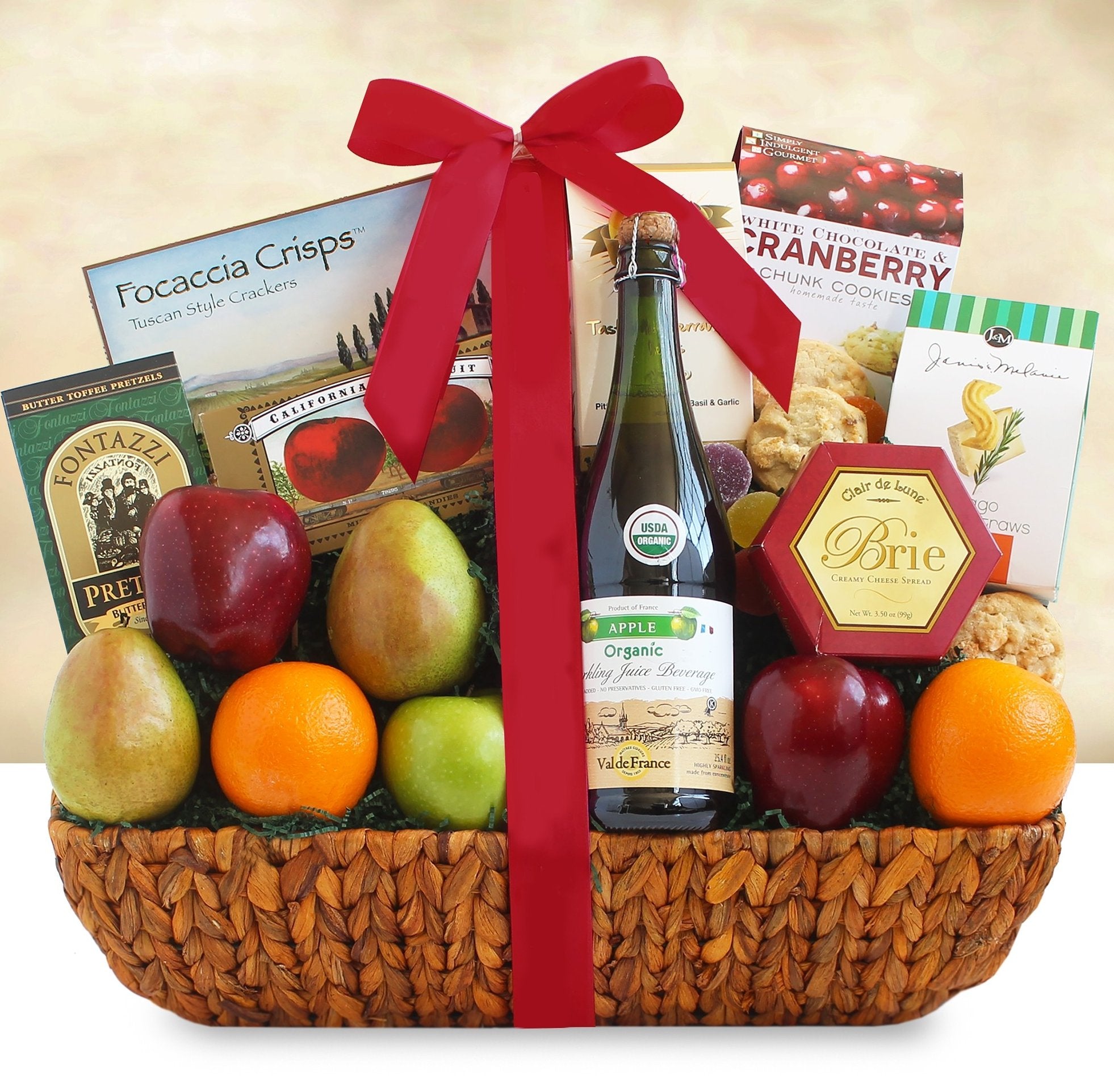 Share the Health: Fruit & Healthy Snacks Gift Basket