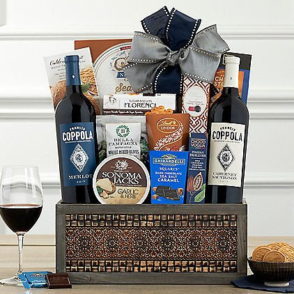 Coppola Diamond Red Duet: Wine Gift Basket