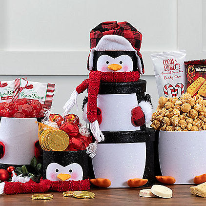 Penguin Dreams: Holiday Gift Tower