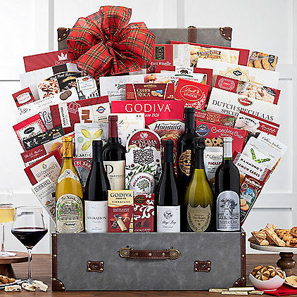 The Finest Wines: Premium Wine & Champagne Gift Basket