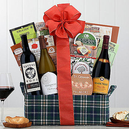 California Red & White Duet: Wine Gift Basket