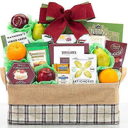 Wholesome Harvest: Fruit Gift Basket