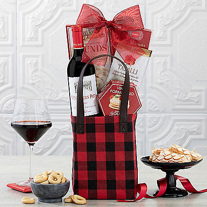Vintners Path Cabernet: Holiday Wine Gift Tote