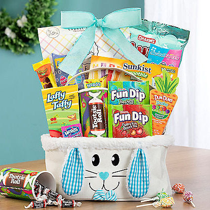 Hoppin' Easter Fun: Easter Gift Basket (Blue)