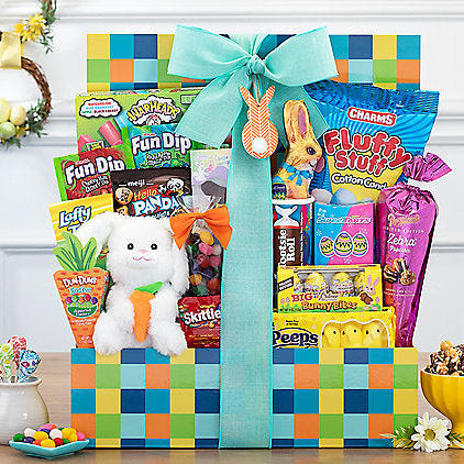 Easter Bunny Sweets: Easter Gift Basket (Yellow)