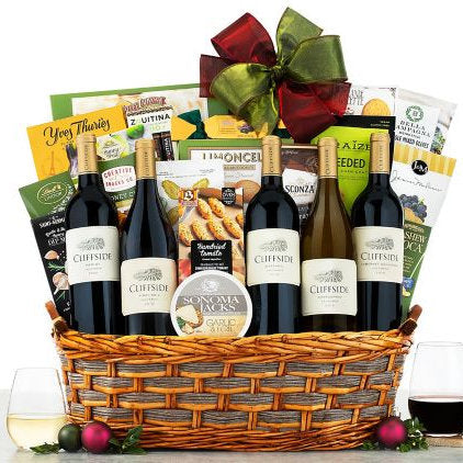 Cliffside Vineyards Collection: Wine Gift Basket