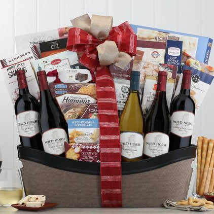 Wild Horse Winery Collection: Premium Wine Gift Basket