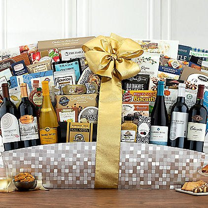 The California 6 Pack: Gourmet Wine Gift Basket