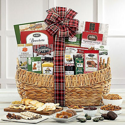 Holiday Wishes: Gourmet Christmas Gift Basket