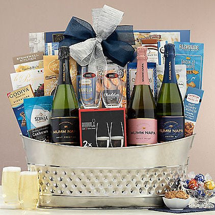 Mumm Napa Sparkling Trio: Champagne Gift Basket