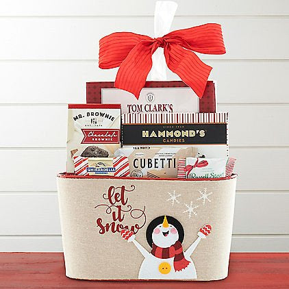 Let It Snow: Holiday Gift Basket