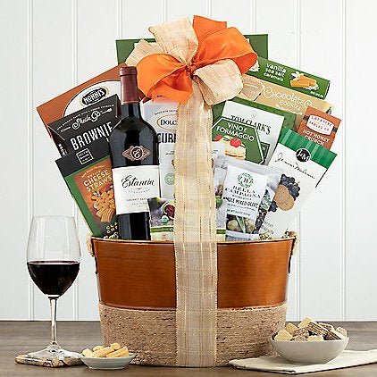 Estancia Cabernet: Gourmet Wine Gift Basket