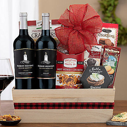 Robert Mondavi Private Selection Red Duet: Wine Basket