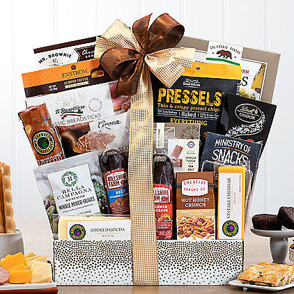 Tempting Cheese Delights: Gourmet Gift Basket