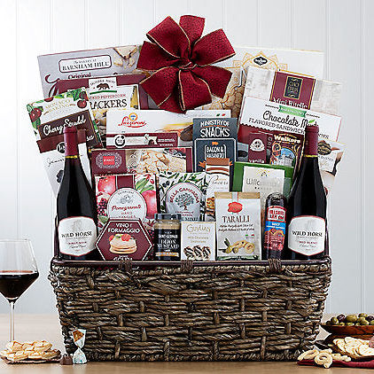 Wild Horse Winery Red Duet: Premium Wine Gift Basket