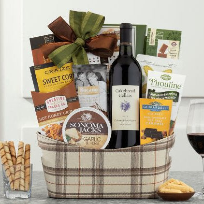 Cakebread Cabernet: Gourmet Wine Basket