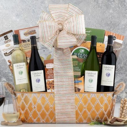 Cakebread Cellars Quartet: Gourmet Wine Basket