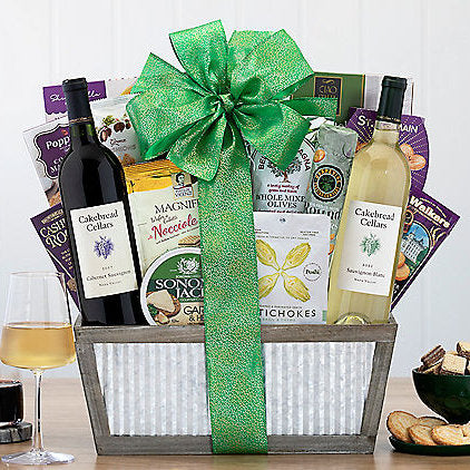 Cakebread Cellars Duet: Gourmet Wine Basket