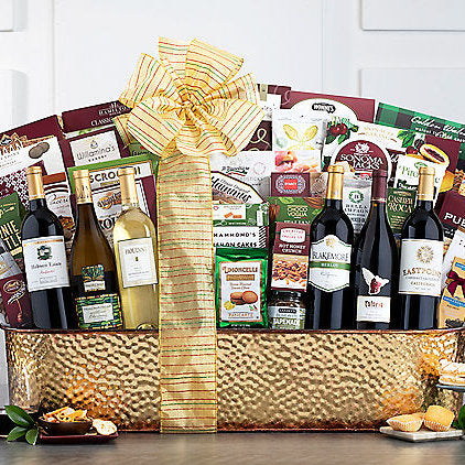 California Half Dozen Collection: Gourmet Wine Gift Basket
