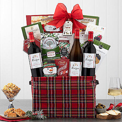 Joy to the World: Kiarna Wine Trio Gift Basket
