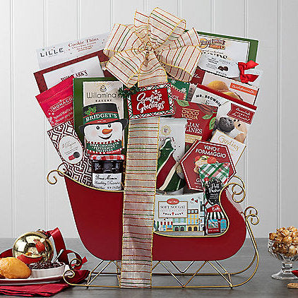 Sleigh of Sweets: Holiday Gift Basket