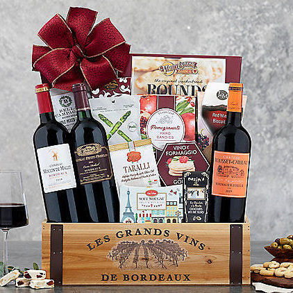 The Bordeaux Trio: Wine Gift Basket