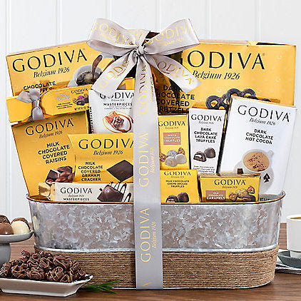 Godiva Collection: Premium Chocolate Basket