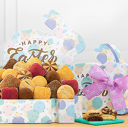 Happy Easter: Cookie & Brownie Bunny Box