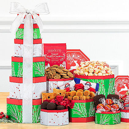 Tis' the Season: Christmas Holiday Gift Tower