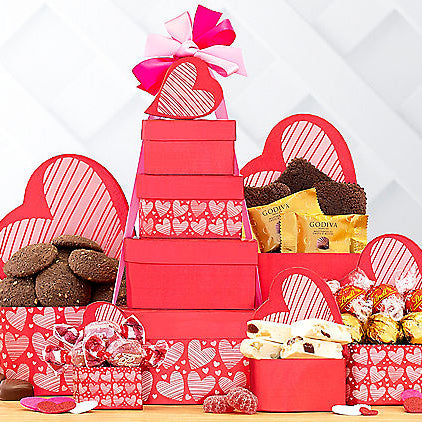 Tower of Hearts: Valentine's Day Gift Tower