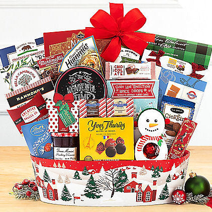 Festive Delights: Christmas Holiday Gift Basket