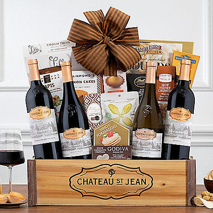 Chateau St. Jean Quartet: Gourmet Wine Box