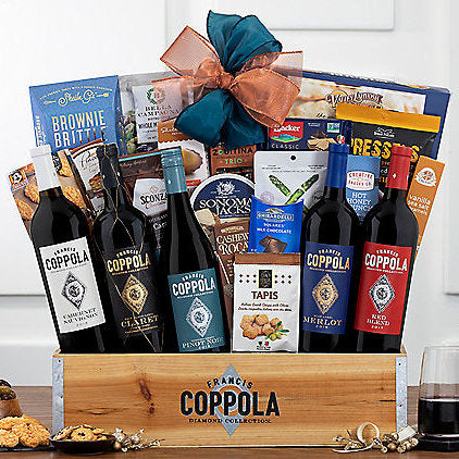 Francis Ford Coppola Tasting Room: Wine Gift Basket