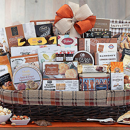 Bountiful Harvest: Fall Gourmet Gift Basket