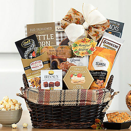 Thankful & Blessed : Gourmet Gift Basket