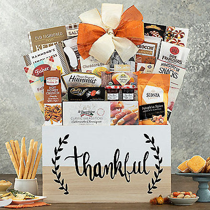 Thankful: Fall Gourmet Gift Basket