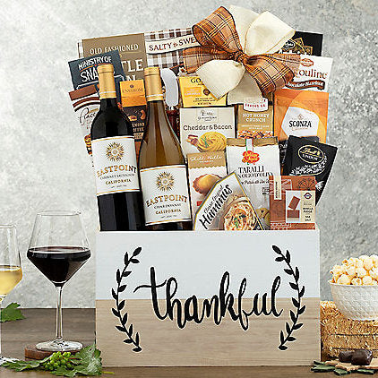 Thankful Eastpoint Duet: Fall Wine Gift Basket