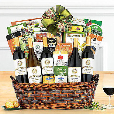 Eastpoint California Collection: Gourmet Wine Gift Basket