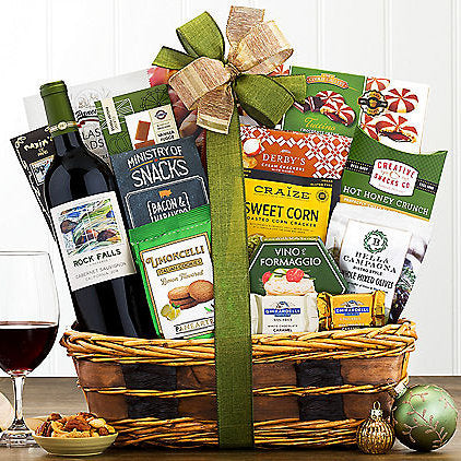 Rock Falls Vineyards Cabernet: Wine Gift Basket