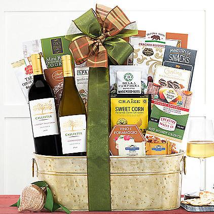 Callister Cellars Duet: Gourmet Wine Basket