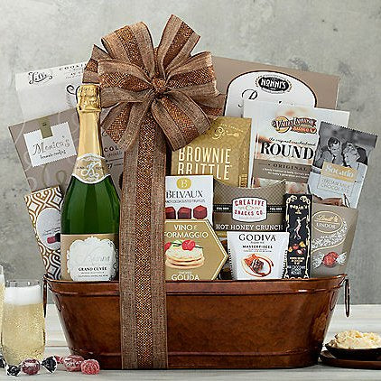 Sparkling Surprise: Champagne Gift Basket