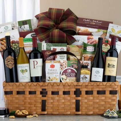 Sommelier's Finest: Premium Wine Basket