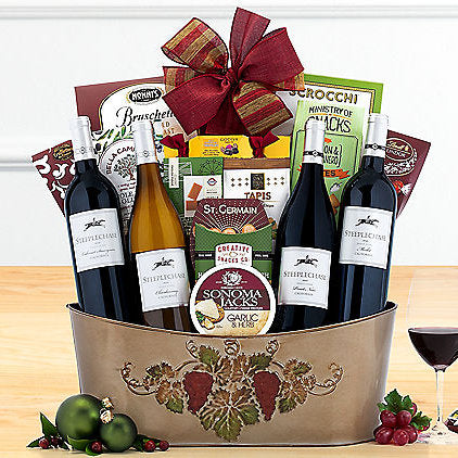 Steeplechase Collection: Gourmet Wine Basket