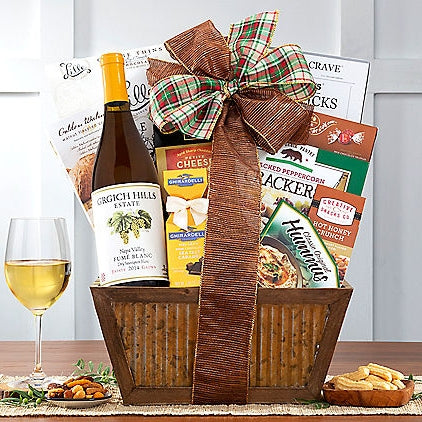 Grgich Hills Fume Blanc: Wine Gift Basket