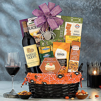 Haunted Halloween: Cabernet Wine Gift Basket